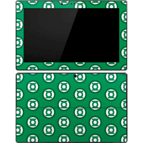 DC Comics Green Lantern Logo Pattern Surface Pro Tablet Skin